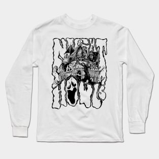 Night Howls: Haunted House* Long Sleeve T-Shirt